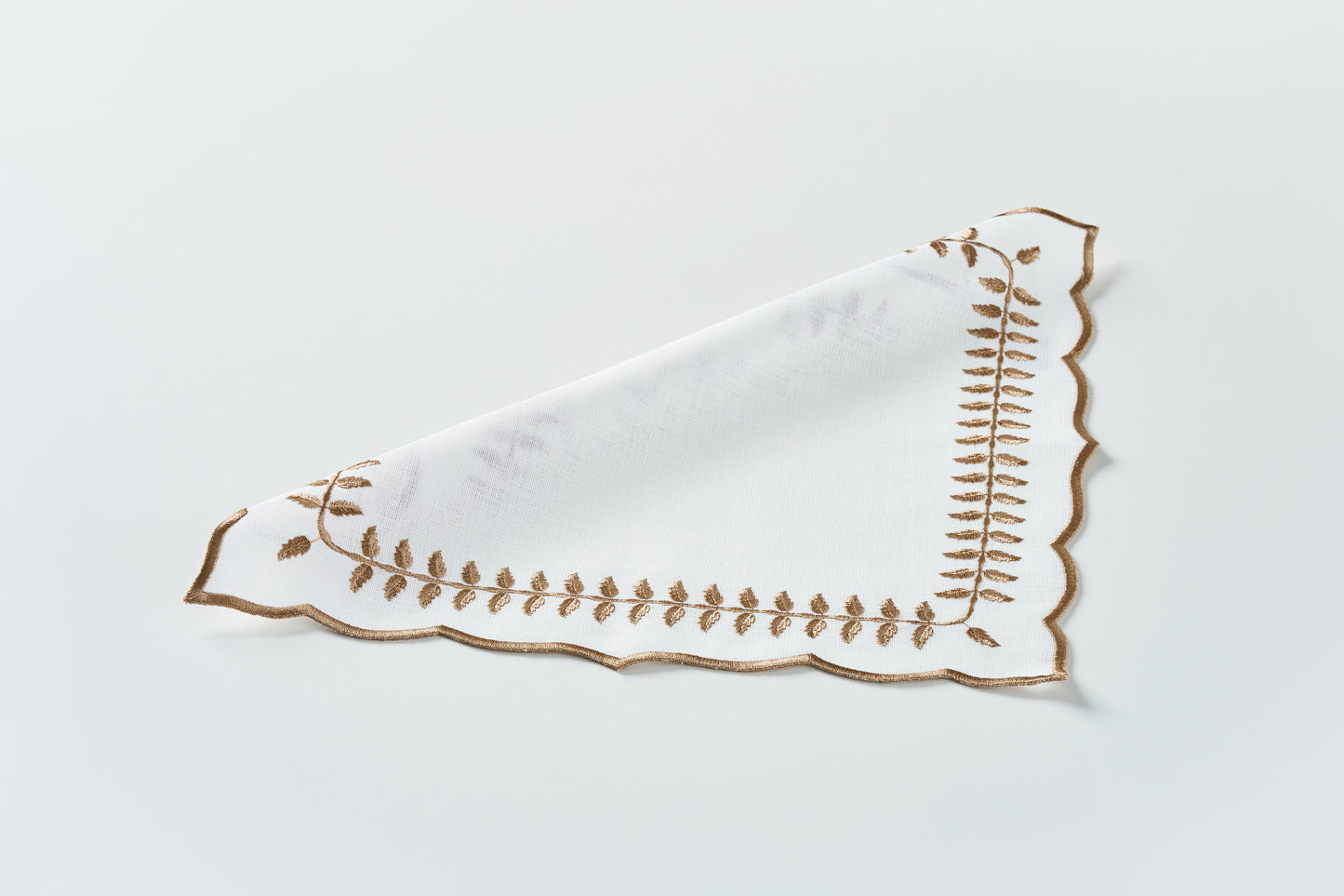 Leaf Brown Square  Napkin