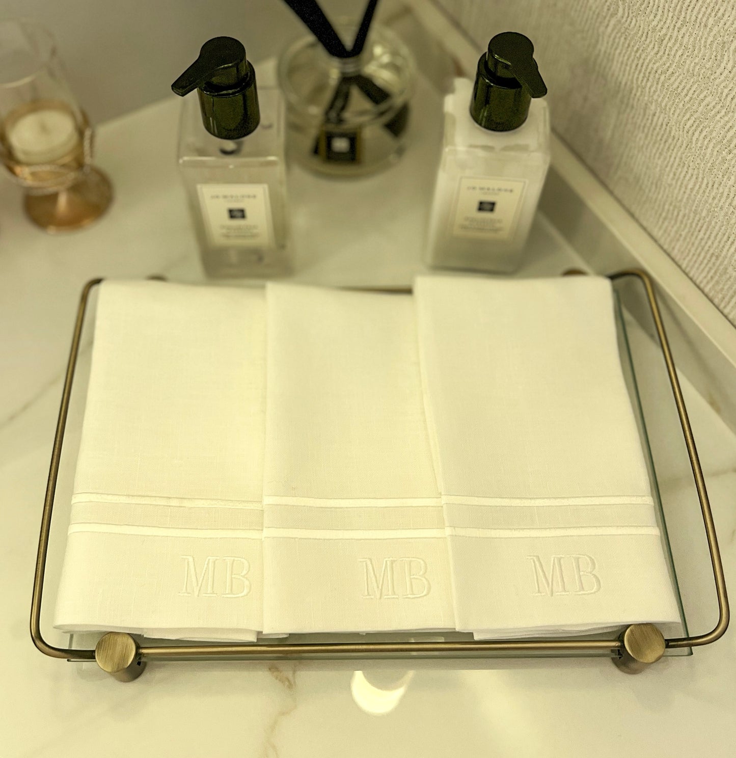 Saf Keten Havlu Peçete 4 adet