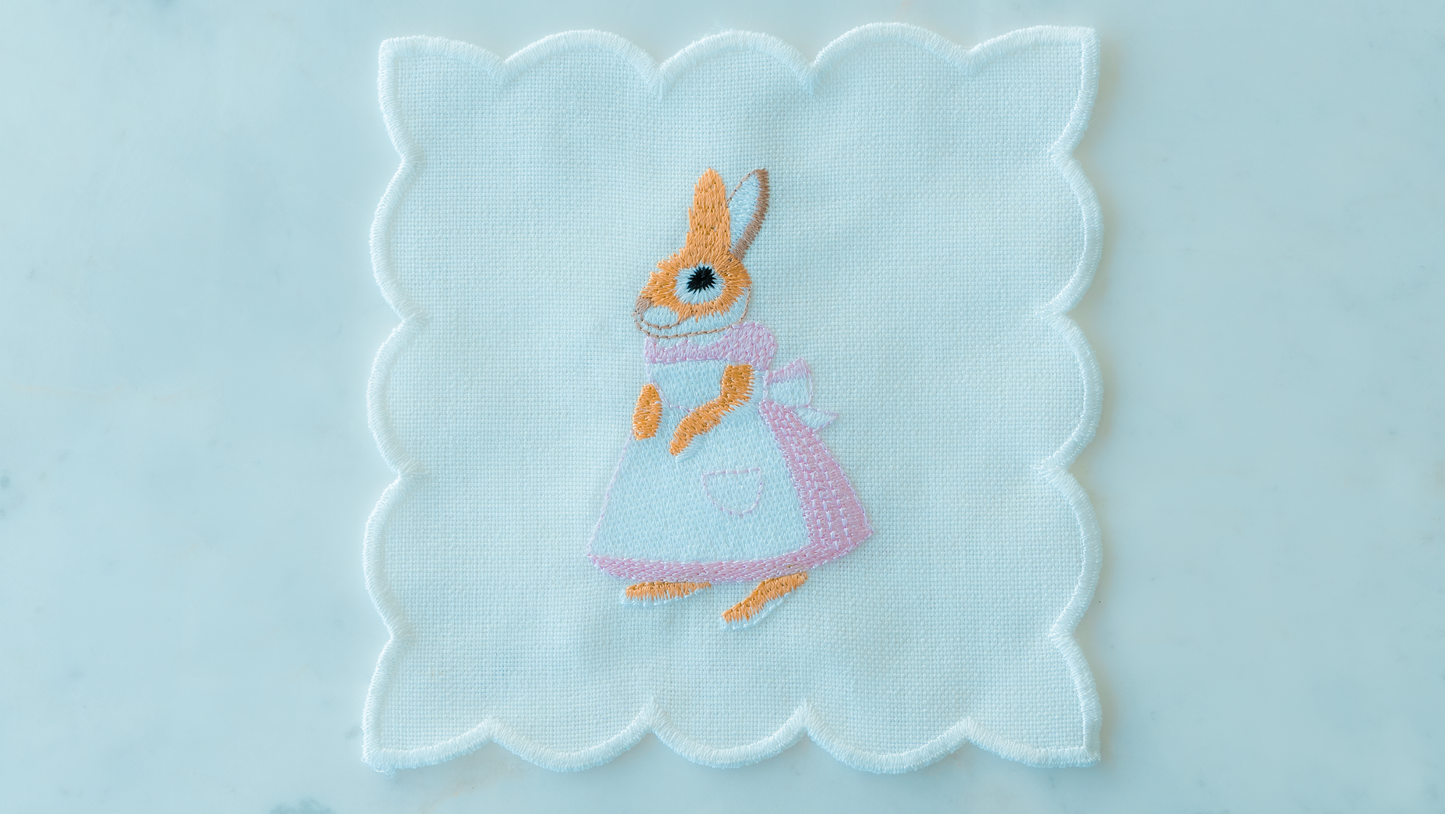 Pembe Tavşan Kokteyl Peçete