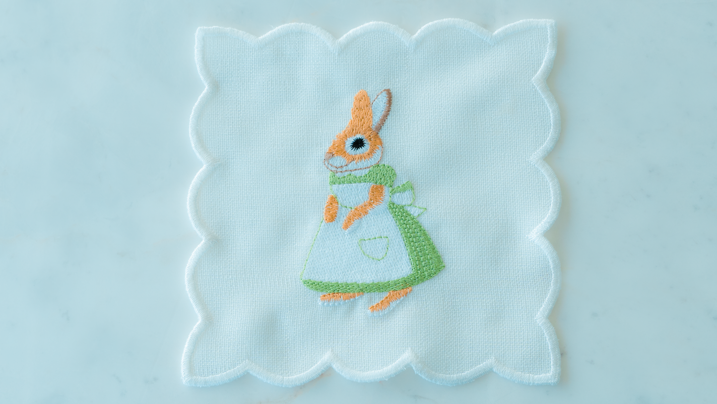 Yeşil Tavşan Kokteyl Peçete