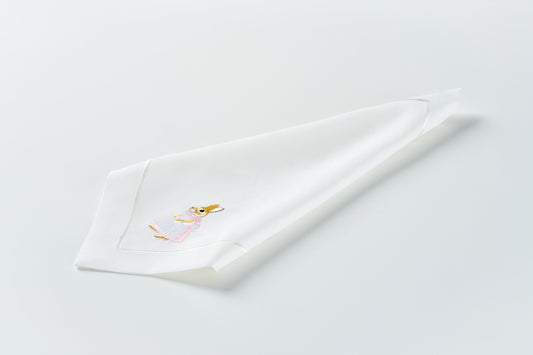 Pink Rabbit Napkin