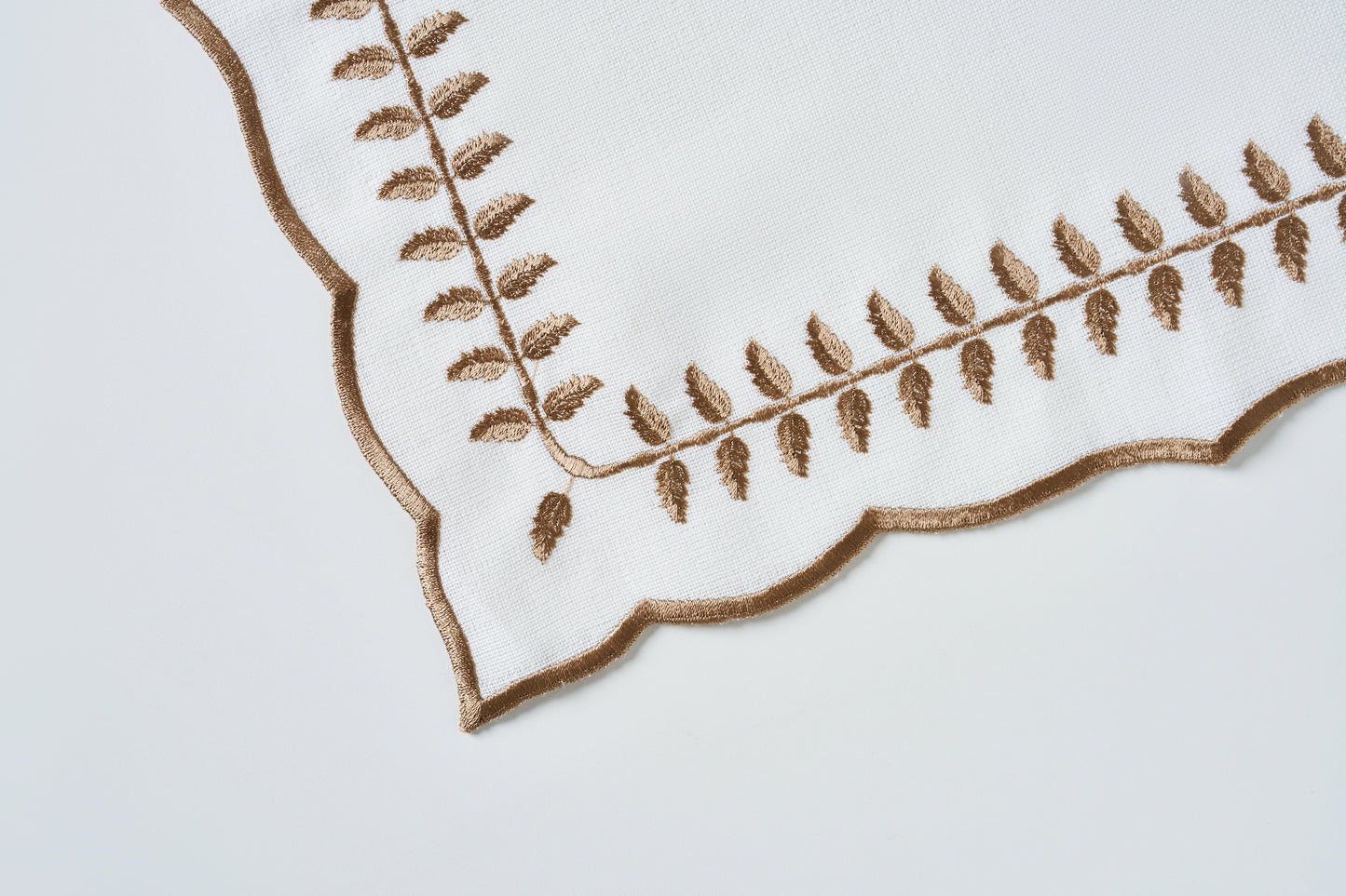 Leaf Brown Square  Napkin