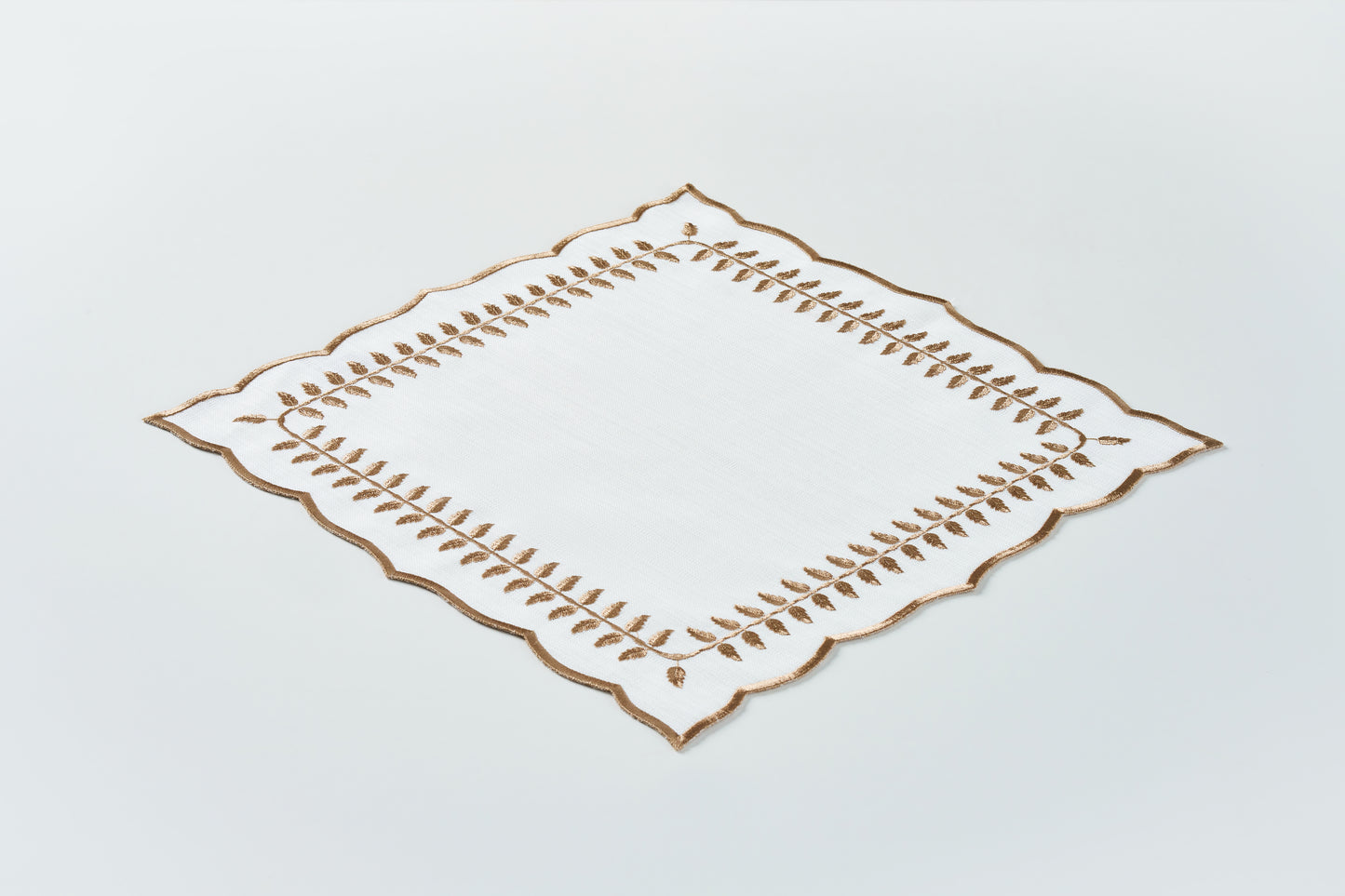 Leaf Brown Square  Napkin