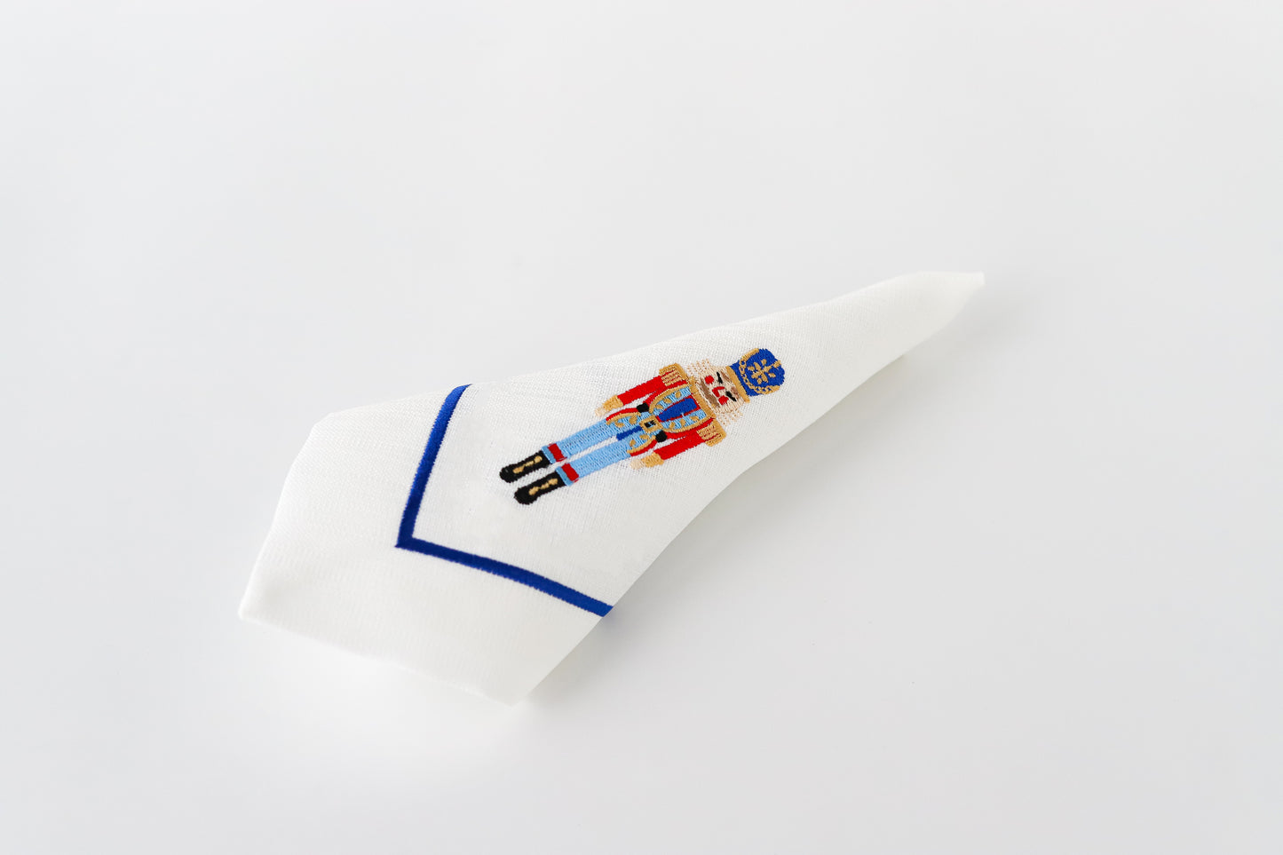 Kurşun Asker Nakış Detaylı Peçete