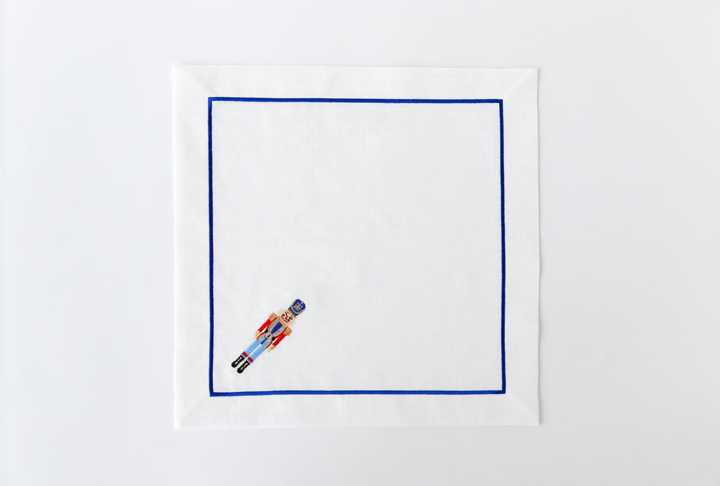 Kurşun Asker Nakış Detaylı Peçete