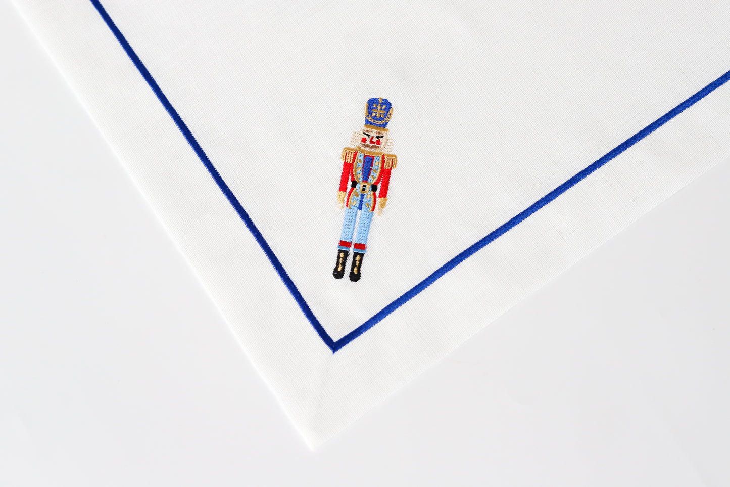 Kurşun Asker Nakış Detaylı Peçete